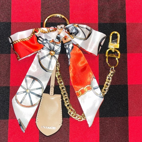 Coach Twilly Brass Purse Charm/Key Chain - Picture 4 of 8